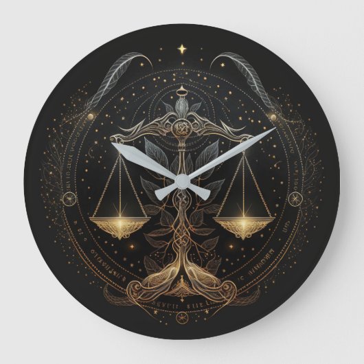 Libra Wall Clock Große Wanduhr (Vorderseite)