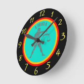 Libra Wall Clock Runde Wanduhr (Winkel)