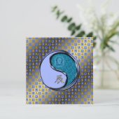 Libra & Water Dragon Karte (Stehend Vorderseite)