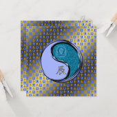 Libra & Water Dragon Karte (Vorderseite/Rückseite Beispiel)