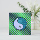 Libra & Water Goat Karte (Stehend Vorderseite)