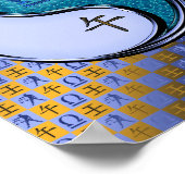 Libra & Water Horse Poster (Ecke)