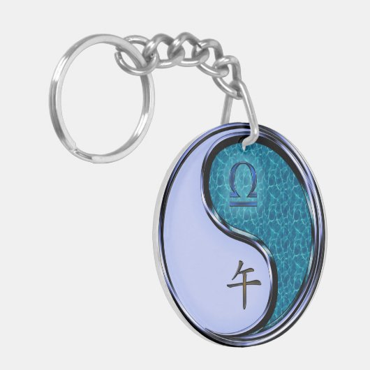 Libra & Water Horse Schlüsselanhänger (Vorderseite links)