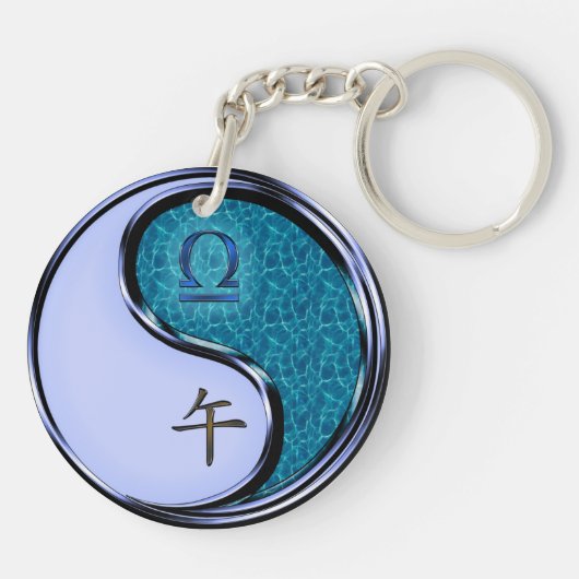 Libra & Water Horse Schlüsselanhänger (Rückseite)