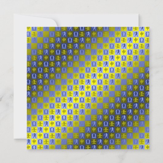 Libra & Water Monkey Karte (Rückseite)