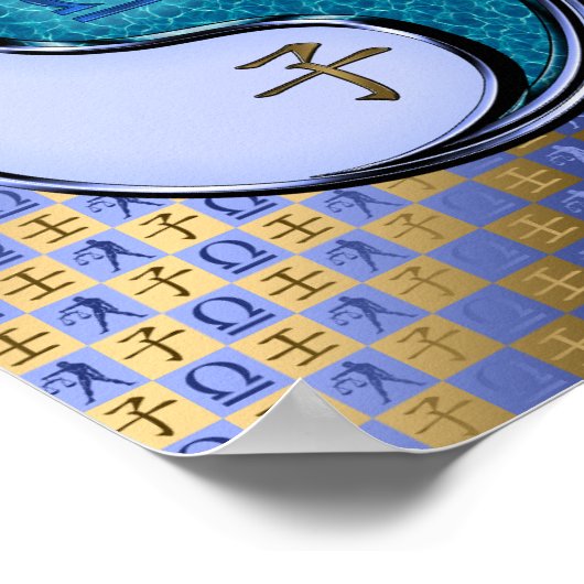 Libra & Water Rat Poster (Ecke)