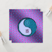 Libra & Water Rooster Karte (Vorderseite/Rückseite Beispiel)