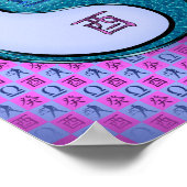 Libra & Water Rooster Poster (Ecke)