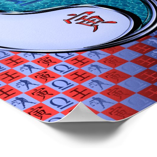 Libra & Water Tiger Poster (Ecke)