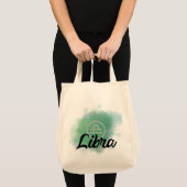 Libra Watercolor Splash Tragetasche (Vorderseite (Produkt))