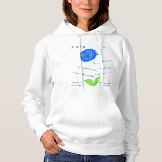 Libra Wearable Horoscope Hoodie (Vorderseite)