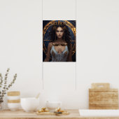 Libra Weibliches astrologisches Poster (Küche)