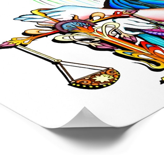 Libra Woman Poster (Ecke)