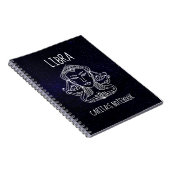 Libra Woman Spiral Notebook Notizblock (Rechte Seite)
