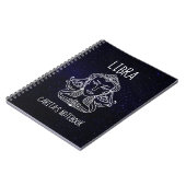 Libra Woman Spiral Notebook Notizblock (Linke Seite)