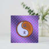 Libra & Wood Boar Karte (Stehend Vorderseite)