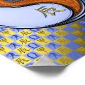 Libra & Wood Dragon Poster (Ecke)