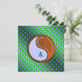 Libra & Wood Goat Karte (Stehend Vorderseite)