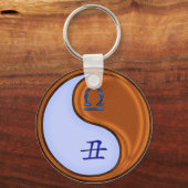 Libra & Wood Ox Schlüsselanhänger (Vorderseite)