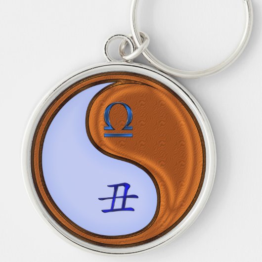 Libra & Wood Ox Schlüsselanhänger (Vorne)