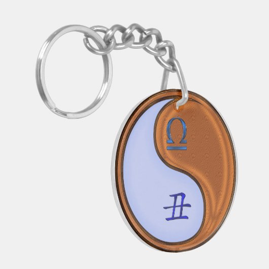 Libra & Wood Ox Schlüsselanhänger (Vorderseite links)