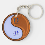 Libra & Wood Ox Schlüsselanhänger (Rückseite)