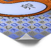 Libra & Wood Rabbit Poster (Ecke)