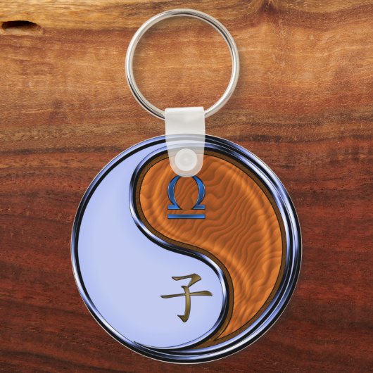 Libra & Wood Rat Schlüsselanhänger (Rückseite)