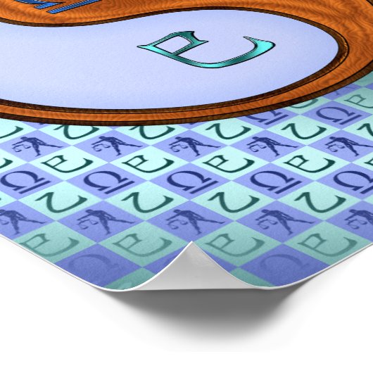 Libra & Wood Snake Poster (Ecke)