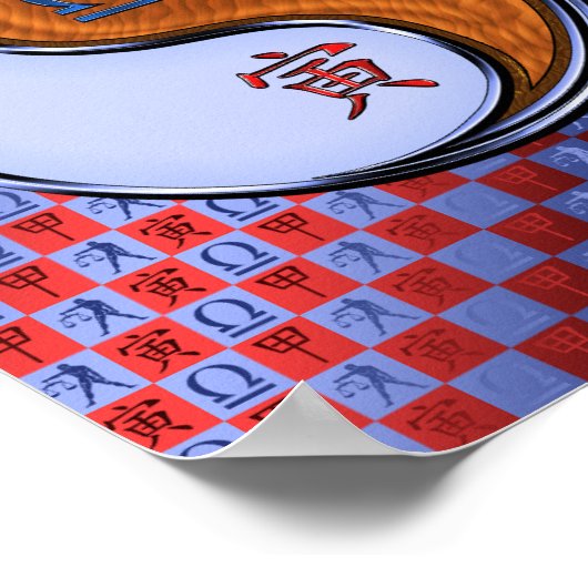 Libra & Wood Tiger Poster (Ecke)