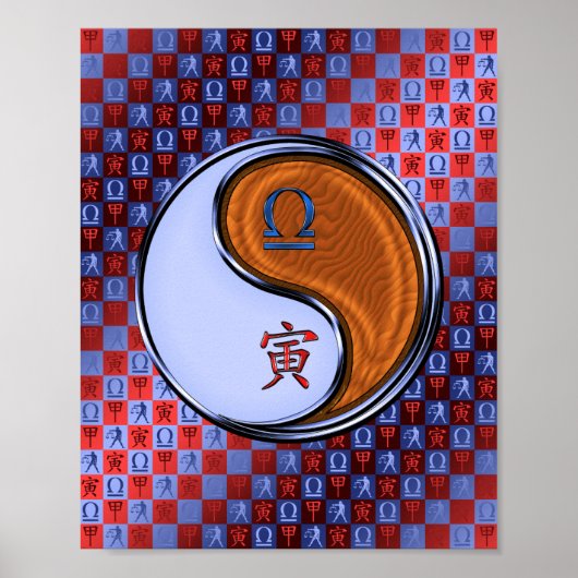 Libra & Wood Tiger Poster (Vorne)