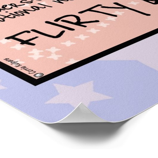 Libra Worcloudposter Poster (Ecke)