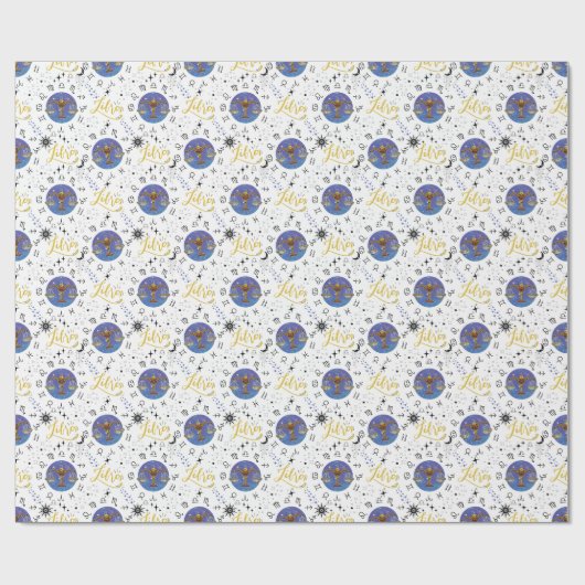 Libra Wrapping Paper Geschenkpapier (Flach)