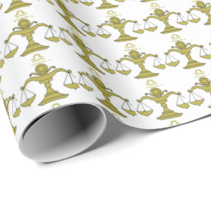 Libra Wrapping Paper Geschenkpapier