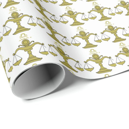 Libra Wrapping Paper Geschenkpapier (Rolleneckpunkt)