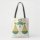 Libra Zeichen des Zodiaks auf Tasche (Vorderseite)