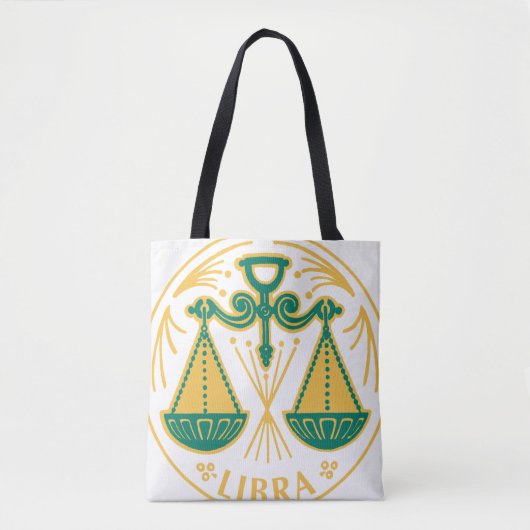 Libra Zeichen des Zodiaks auf Tasche (Vorderseite)