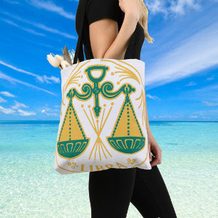 Libra Zeichen des Zodiaks auf Tasche