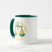 Libra-Zeichen Tasse (Vorderseite Links)