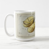 Libra Zodiac Antique Astronomisches Diagramm Kaffeetasse (Links)