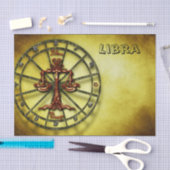 Libra Zodiac Astrologie Design Horoskop Seidenpapier (Handwerk)