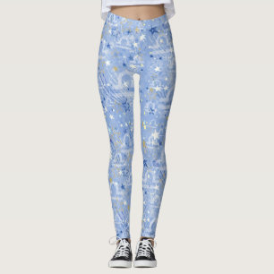 Libra zodiac Astrologie hübsches Muster Leggings