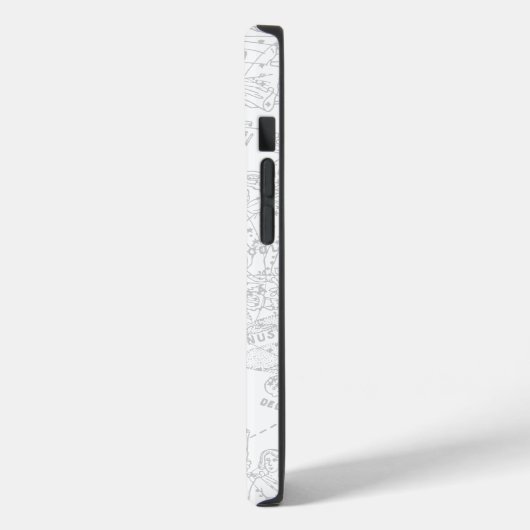 Libra Zodiac Astrologie Persönlichkeit Weiße Angew Case-Mate iPhone Hülle (Rückseite / Links)