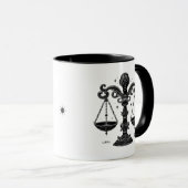 Libra Zodiac Astrology Scales Horoscope Gift Tasse (VorderseiteRechts)
