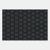 Libra Zodiac Birthday Geschenkpapier Set (Vorderseite 3)