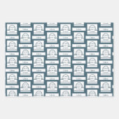 Libra Zodiac Birthday Geschenkpapier Set (Vorderseite 2)