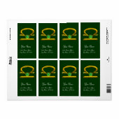 LIBRA ZODIAC BIRTHDAY Green Emerald Gold (Vorne)