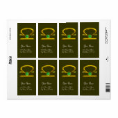 LIBRA ZODIAC BIRTHDAY Green Emerald Gold (Vorne)