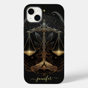 Libra zodiac Black and gold Case-Mate iPhone Gehäu Case-Mate iPhone 14 Plus Hülle