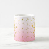 Libra Zodiac Blue and Gold Astrologie Tasse (Mittel)